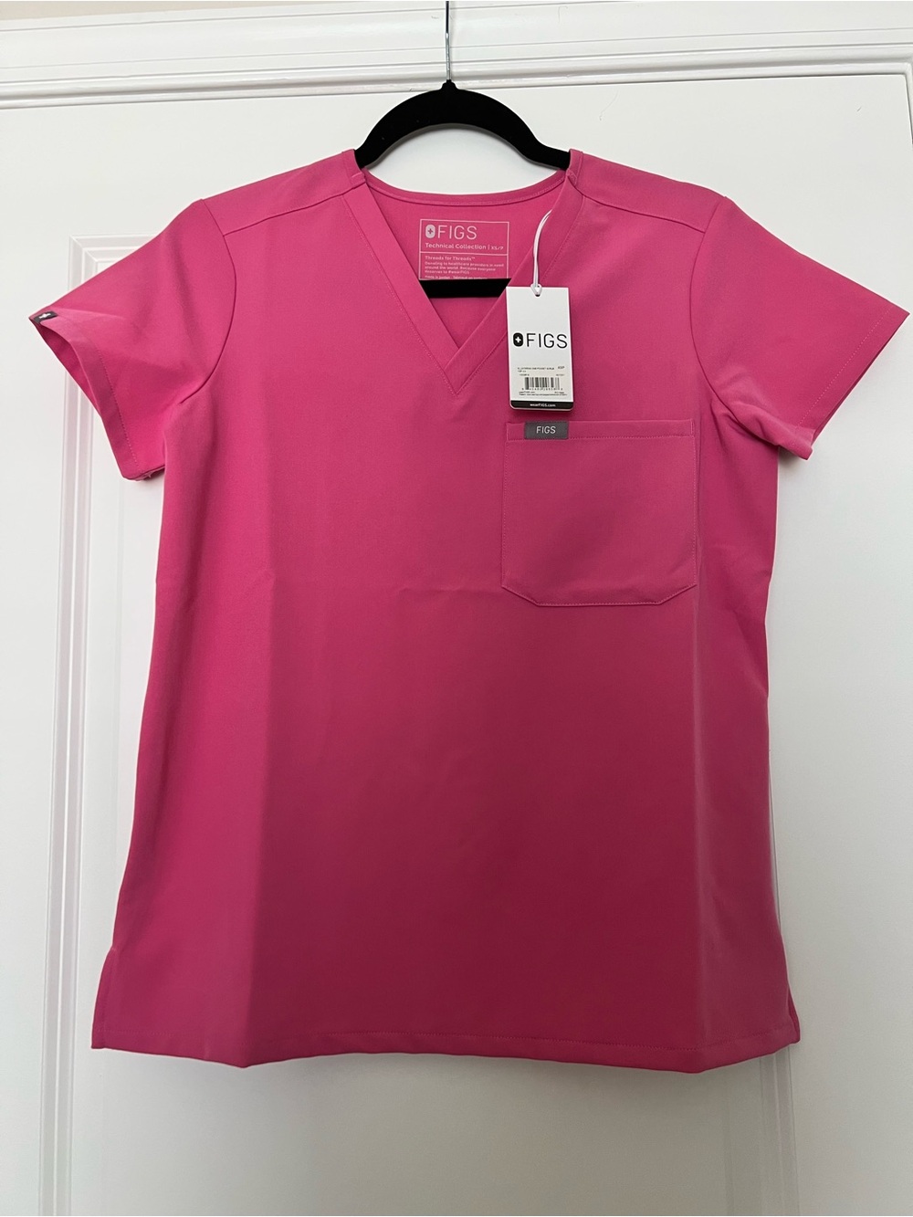 Figs F’ing Pink Catarina One Pocket Scrub Top
